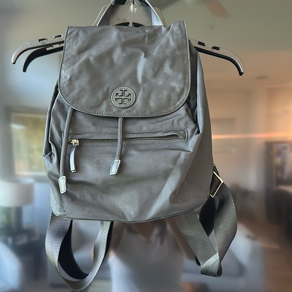 Tory Burch Gray Backpack
